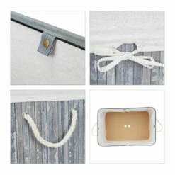 Panier à Linge En Bambou 3 Compartiments 29 Panier à Linge En Bambou 3 Compartiments -Home24 Soldes 00071eb82562427db9891b3f8bed8314