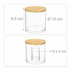 Distributeur Coton Démaquillant Set 3 -Home24 Soldes 02b83afd0f144b86a464ec88578887c3