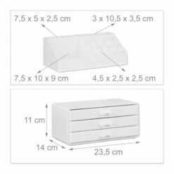 Organiseur De Maquillage 3 Tiroirs -Home24 Soldes 0489fbb690214743b296b9207a1480be