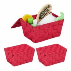 Lot De 3 Paniers De Rangement Blanc -Home24 Soldes 05673c0d00a64ee286e5d6694bfe4ad1