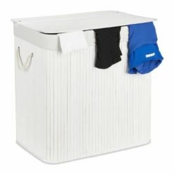 Panier à Linge En Bambou 3 Compartiments 31 Panier à Linge En Bambou 3 Compartiments -Home24 Soldes 0846cb32099141a1a88dc39fdea47944