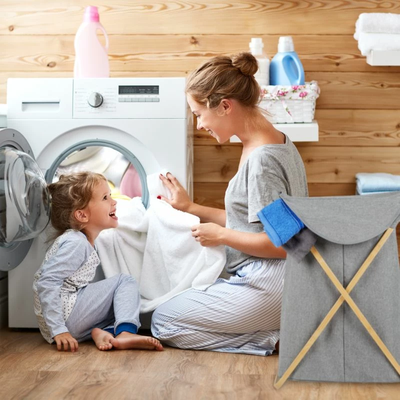 Panier à Linge Pliant 58 Litres 5 Panier à Linge Pliant 58 Litres – Image 3