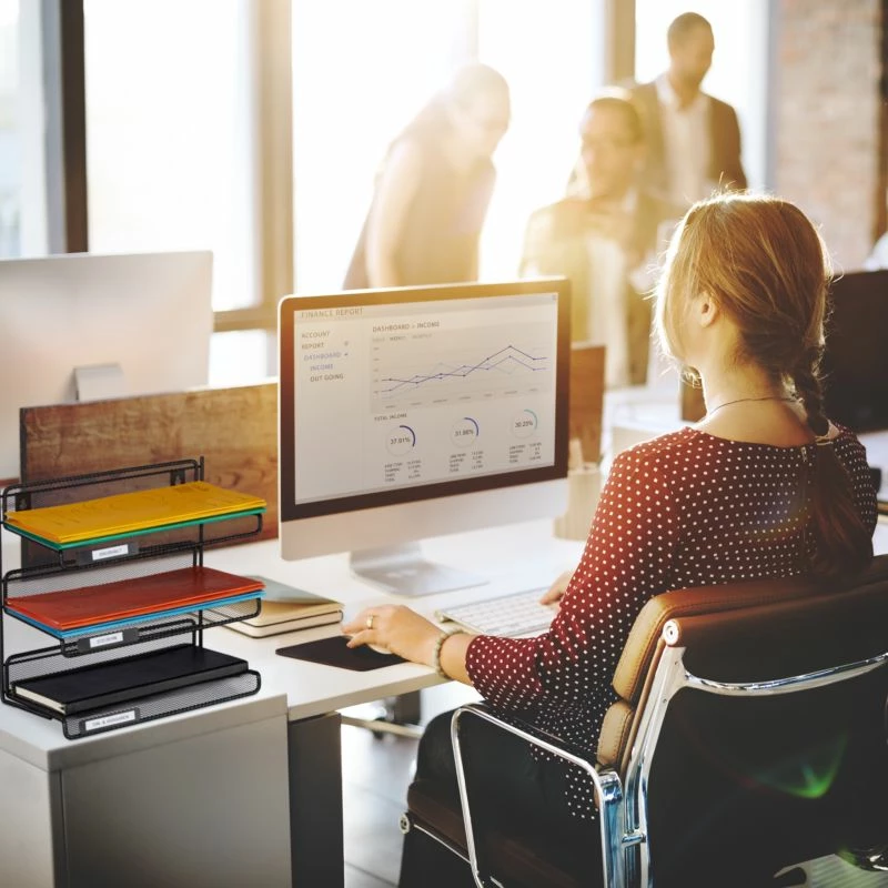 Trieur à Lettres Métal 3 Compartiments 5 Trieur à Lettres Métal 3 Compartiments – Image 3