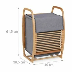 Corbeille à Linge Bambou Avec Couvercle -Home24 Soldes 0c888c32a7694d809d72038f9f79b8d5