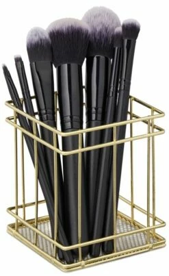 1x Pot à Pinceau De Maquillage Carré