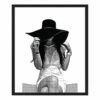 Tableau Déco Young Women Wearing Hat