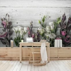 Papier Peint Roses-tulipes Shabby 7 Papier Peint Roses-tulipes Shabby -Home24 Soldes 1000184738 190816 11001500191 MOOD DETAILS P000000001000184738 mood