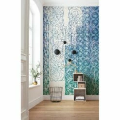 Komar Papier Peint Intissé Art Nouveau Bleu -Home24 Soldes 1000221401 200904 15521601123 MOOD DETAILS P000000001000221401 mood