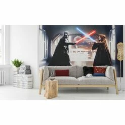 Komar Papier Peint Star Wars Vader Vs Kenobi -Home24 Soldes 1000221547 200904 15524901442 MOOD DETAILS P000000001000221547 mood