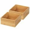 Wenko Boîtes Bambou Terra (lot De 2)