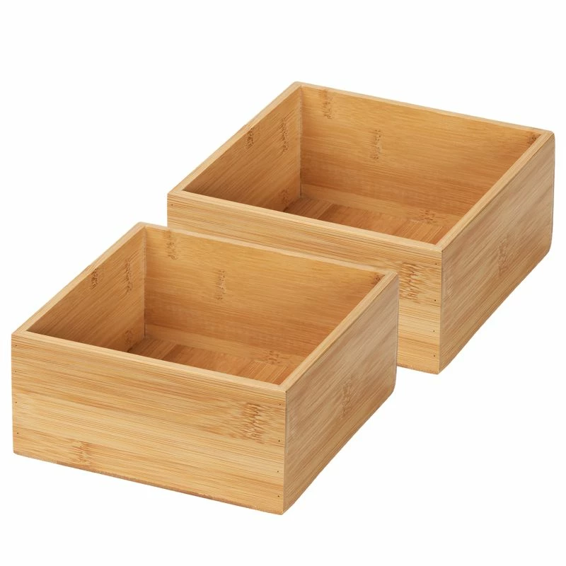 Wenko Boîtes Bambou Terra (lot De 2) 3 Wenko Boîtes Bambou Terra (lot De 2)