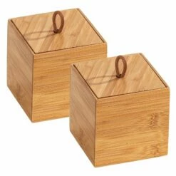 Wenko Boîtes Bambou Terra V (lot De 2)
