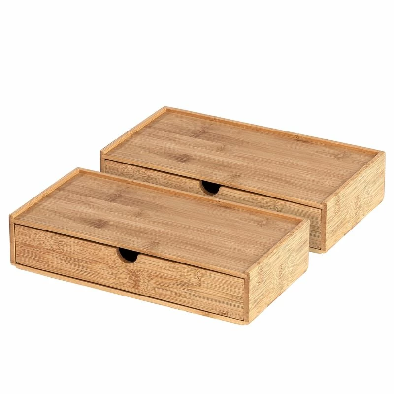 Wenko Boîtes Bambou Terra IV (lot De 2) 3 Wenko Boîtes Bambou Terra IV (lot De 2)