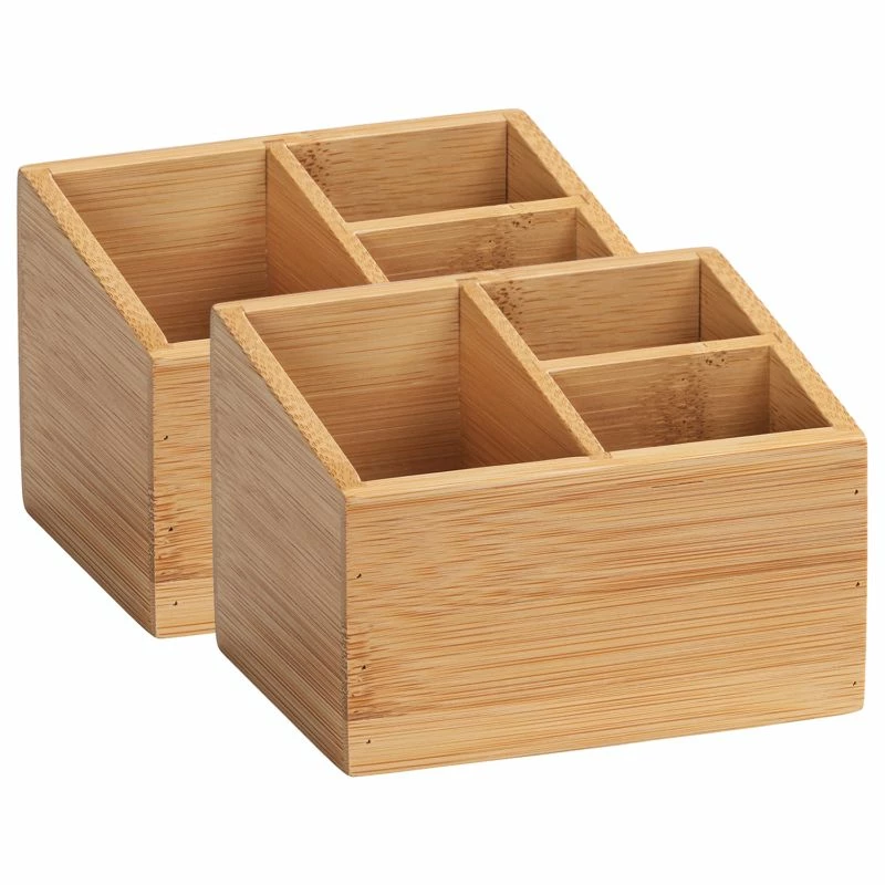 Wenko Organiseurs Bambou Terra (lot De 2) 3 Wenko Organiseurs Bambou Terra (lot De 2)