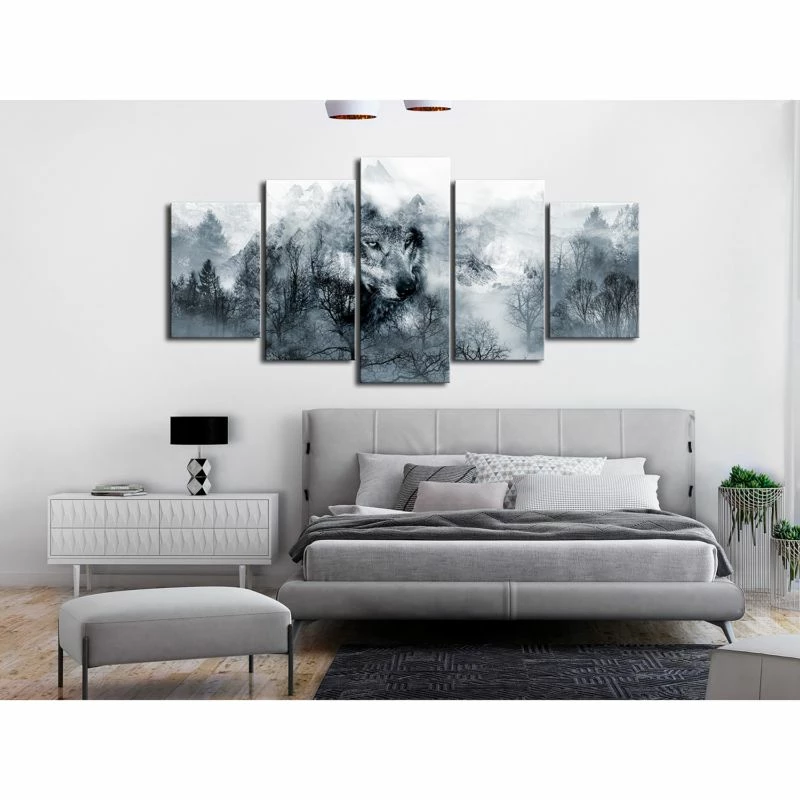 Tableau Déco Mountain Predator (5 élém.) 4 Tableau Déco Mountain Predator (5 élém.) – Image 2