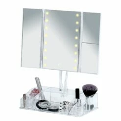 Wenko Miroir LED De Table Fanano