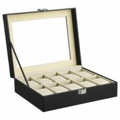 Songmics Boîte à Montres Bouisse I