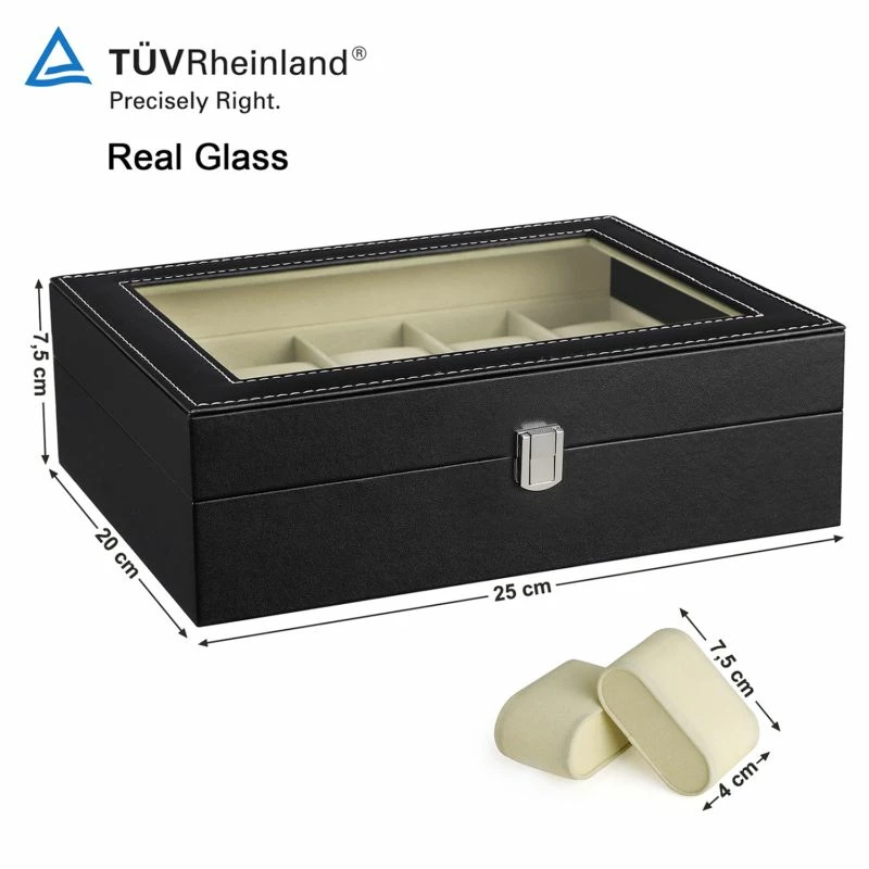 Songmics Boîte à Montres Bouisse I 9 Songmics Boîte à Montres Bouisse I – Image 7