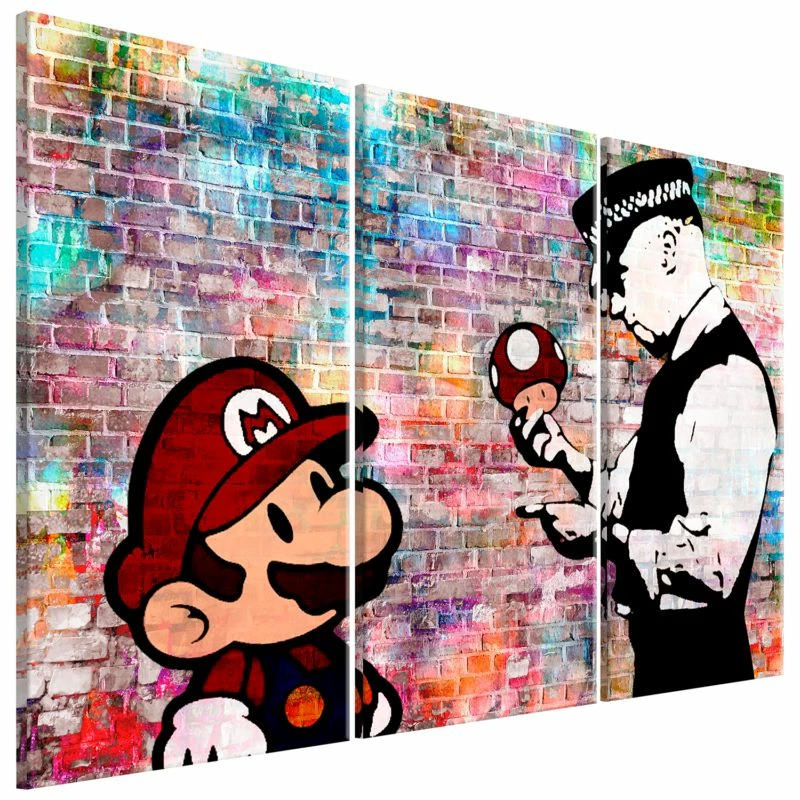 Tableau Déco Rainbow Brick 3 Tableau Déco Rainbow Brick