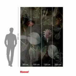 Komar Papier Peint Intissé Night Flowers -Home24 Soldes 1000272012 210602 17130000400 DETAILS P000000001000272012