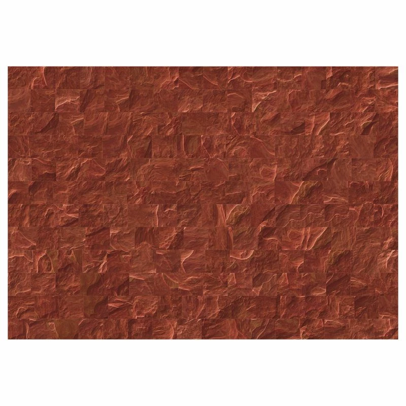 Komar Papier Peint Intissé Red Slate Tiles 3 Komar Papier Peint Intissé Red Slate Tiles