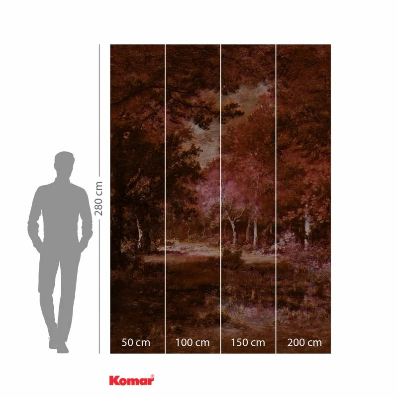 Komar Papier Peint Intissé Autumna Rosso 6 Komar Papier Peint Intissé Autumna Rosso – Image 4