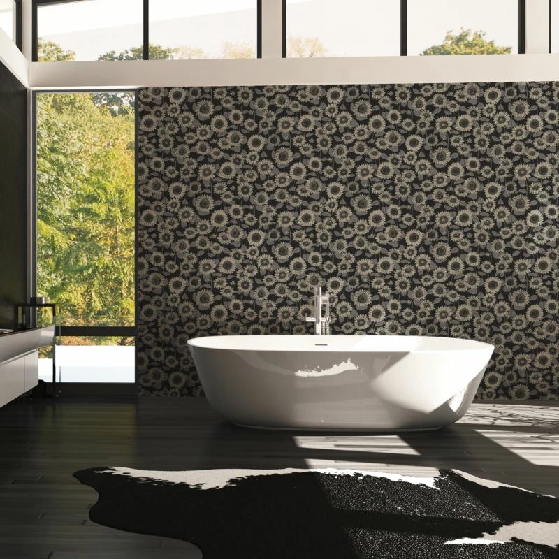 Papier Peint Intissé Vintage Tournesol 4 Papier Peint Intissé Vintage Tournesol – Image 2