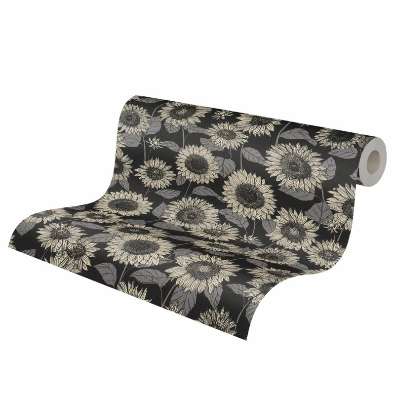 Papier Peint Intissé Vintage Tournesol 7 Papier Peint Intissé Vintage Tournesol – Image 5