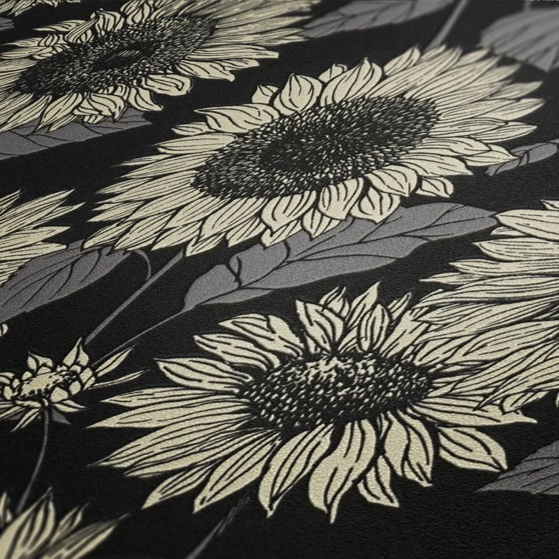 Papier Peint Intissé Vintage Tournesol 8 Papier Peint Intissé Vintage Tournesol – Image 6