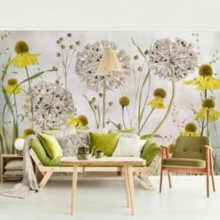 Papier Peint Intissé Allium Et Helenium 9 Papier Peint Intissé Allium Et Helenium -Home24 Soldes 1000293666 210920 07592901268 MOOD DETAILS P000000001000293666 mood