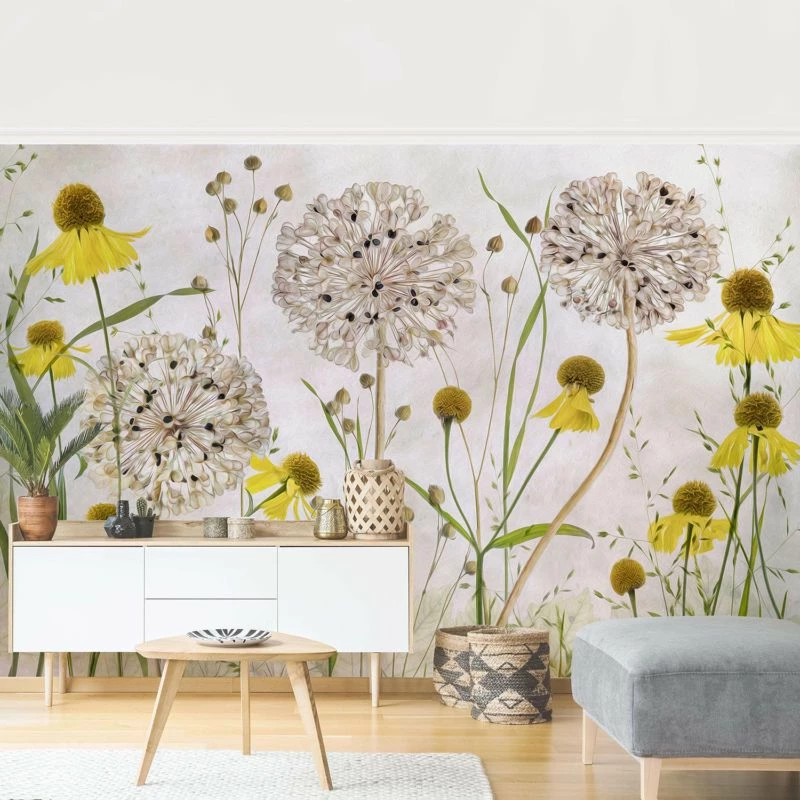 Papier Peint Intissé Allium Et Helenium 5 Papier Peint Intissé Allium Et Helenium – Image 3