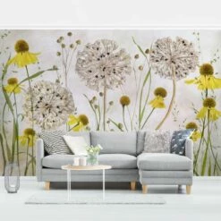 Papier Peint Intissé Allium Et Helenium 11 Papier Peint Intissé Allium Et Helenium -Home24 Soldes 1000293666 210920 07593001270 MOOD DETAILS P000000001000293666 mood