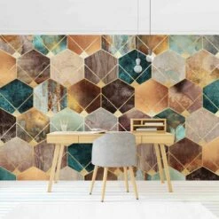 Papier Peint Intissé Géométrie Turque -Home24 Soldes 1000293677 210920 07593201334 MOOD DETAILS P000000001000293677 mood