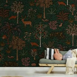 Papier Peint Intissé Forest -Home24 Soldes 1000304990 211104 11263800691 MOOD DETAILS P000000001000304990 mood