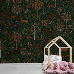 Papier Peint Intissé Forest -Home24 Soldes 1000304990 211104 11263800693 MOOD DETAILS P000000001000304990 mood