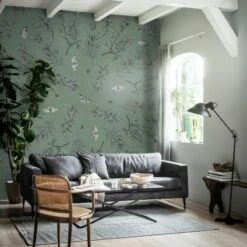 Papier Peint Intissé Vtwonen Woods -Home24 Soldes 1000305012 211104 11264400805 MOOD DETAILS P000000001000305012 mood