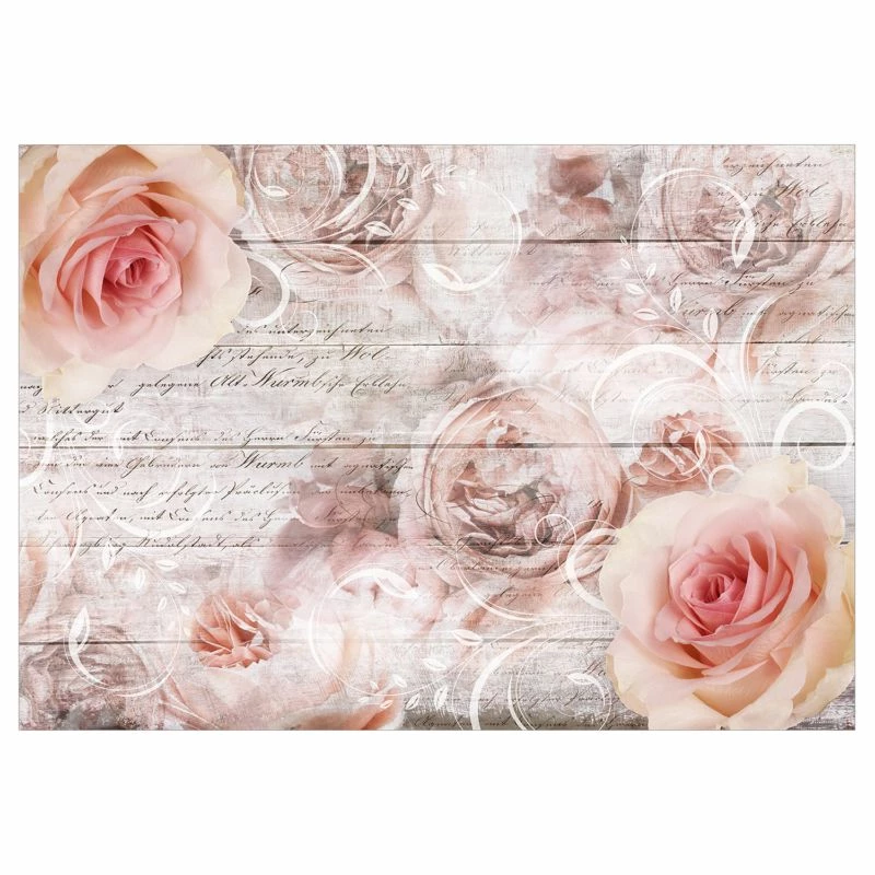 Papier Peint Intissé Rose Work 3 Papier Peint Intissé Rose Work