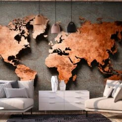 Papier Peint Intissé Copper Map -Home24 Soldes 1000308809 211119 13420700620 MOOD DETAILS P000000001000308809 mood
