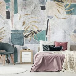 Papier Peint Intissé Southern Mosaic -Home24 Soldes 1000309230 211118 15204900476 MOOD DETAILS P000000001000309230 mood