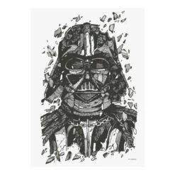 Komar Tableau Déco Star Wars Vader Drawing