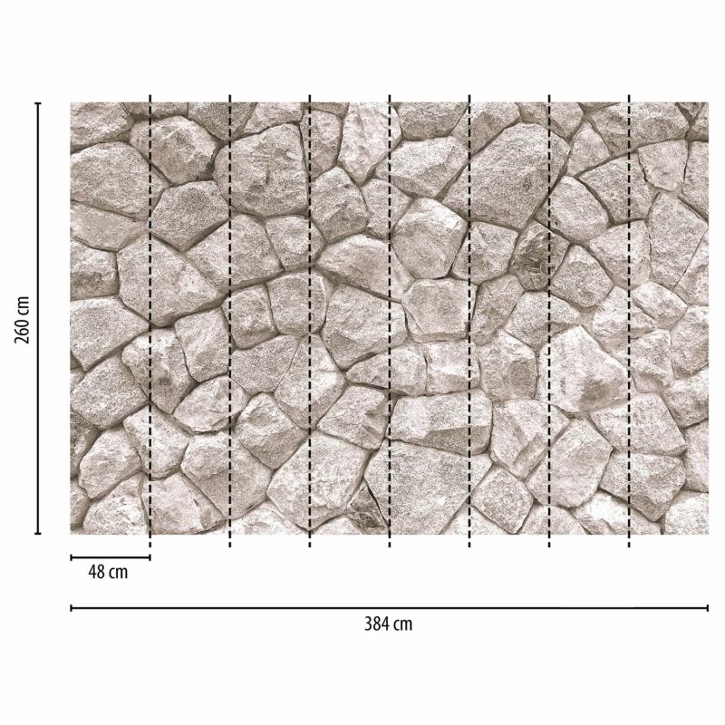 Papier Peint Large Stone Wall 5 Papier Peint Large Stone Wall – Image 3