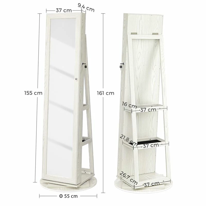 Songmics Boîte à Bijoux Bletchley II 10 Songmics Boîte à Bijoux Bletchley II – Image 8