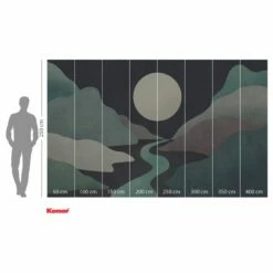Komar Papier Peint Intissé Moonlight Monument -Home24 Soldes 1000378512 230324 500 SKETCH DETAILS P000000001000378512 sketch
