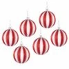 Boules De Noël HANG ON Relief - Lot De 6