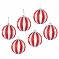 Boules De Noël HANG ON Relief - Lot De 6