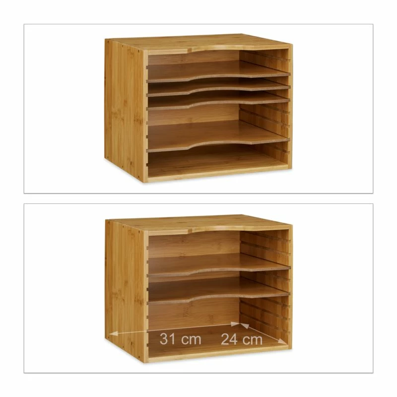 Corbeille à Courrier En Bambou 6 Corbeille à Courrier En Bambou – Image 4