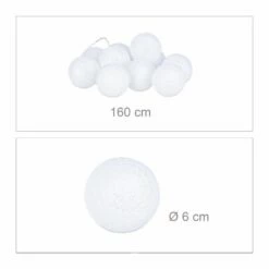 Guirlande Lumineuse LED 10 Boules Coton -Home24 Soldes 1265ea6a43074d5cbe0606d6d38c7b00