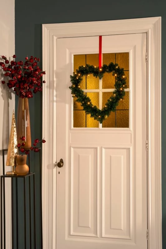 Couronne De Noël Cœur 4 Couronne De Noël Cœur – Image 2