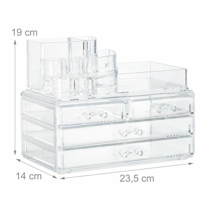 2x Organiseurs De Maquillage 4 Tiroirs 12 2x Organiseurs De Maquillage 4 Tiroirs – Image 10