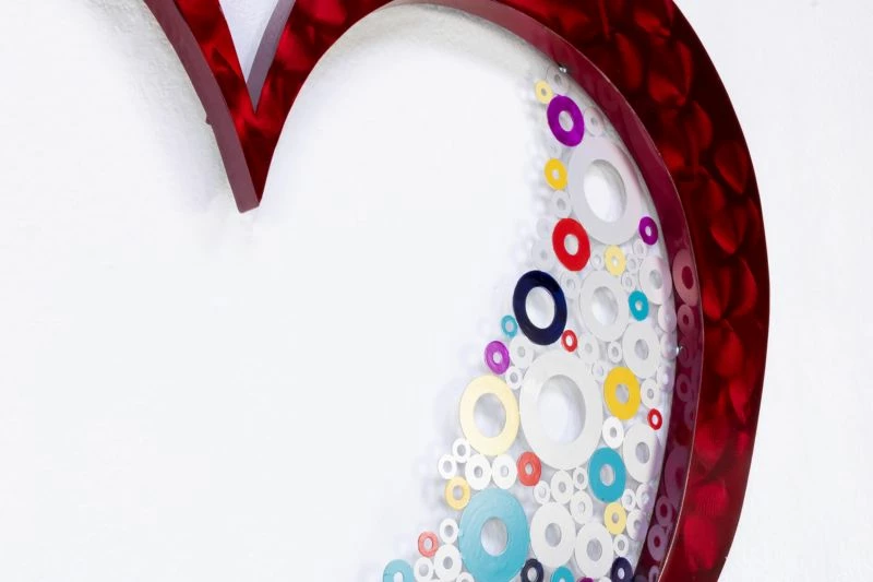 Sculpture Murale Métal Right Spot Heart 10 Sculpture Murale Métal Right Spot Heart – Image 8